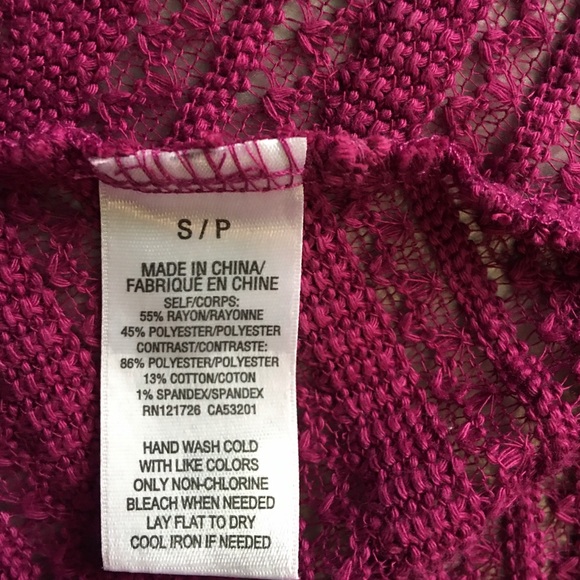 Aeropostal light knit sweater with lace detail - Picture 5 of 5